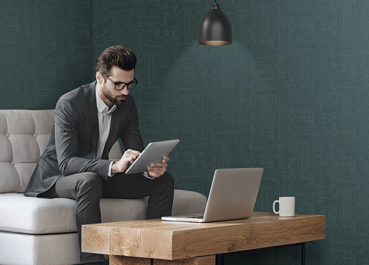 Обои в интерьере артикул 3703-1, Alfa, Adawall