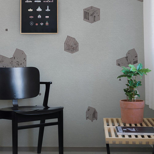 Фотообои в интерьере артикул BLOCKS 7, BLOCKS, Factura
