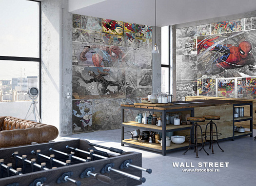 Фотообои в интерьере артикул podLOFT 9, podLOFT, Wall street Фотообои в интерьере артикул podLOFT 9, podLOFT, Wall street